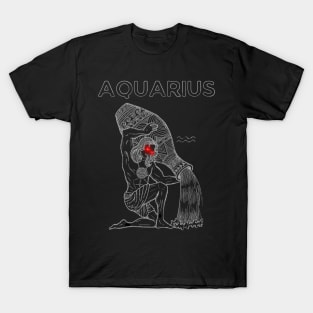 Aquarius | Evil Red Eyed Water Bearer T-Shirt